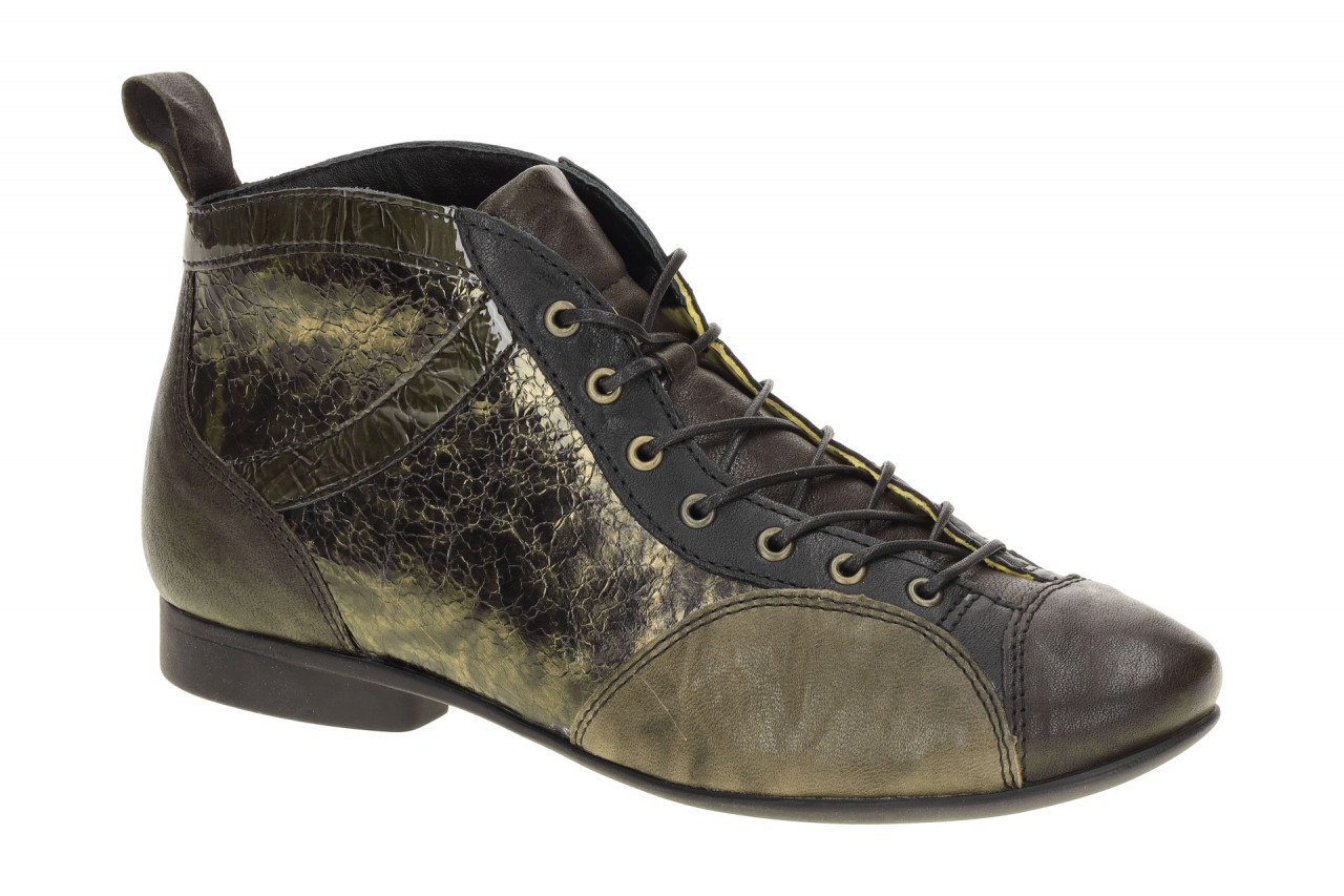 Think 000618 GUAD 2 Damen Stiefeletten Braun Oro Kombi Echtleder Gummisohle 1 Think 000618 GUAD 2 Damen Stiefeletten Braun Oro Kombi Echtleder Gummisohle