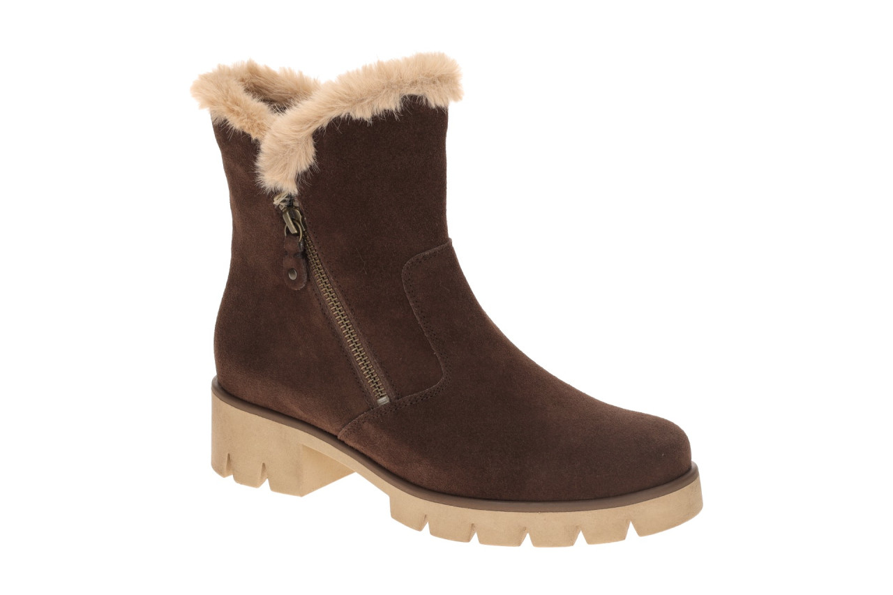 Gabor 8018.04 Damen Stiefeletten Braun Cacao - Echtleder Plateau Absatz 1 Gabor 8018.04 Damen Stiefeletten Braun Cacao - Echtleder Plateau Absatz