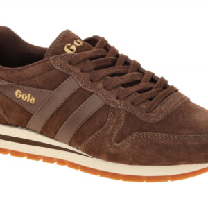 Gola Damen-Sneaker CLB910DT Daytona Suede Trainer - Dunkelbraun - Bequem gepo...