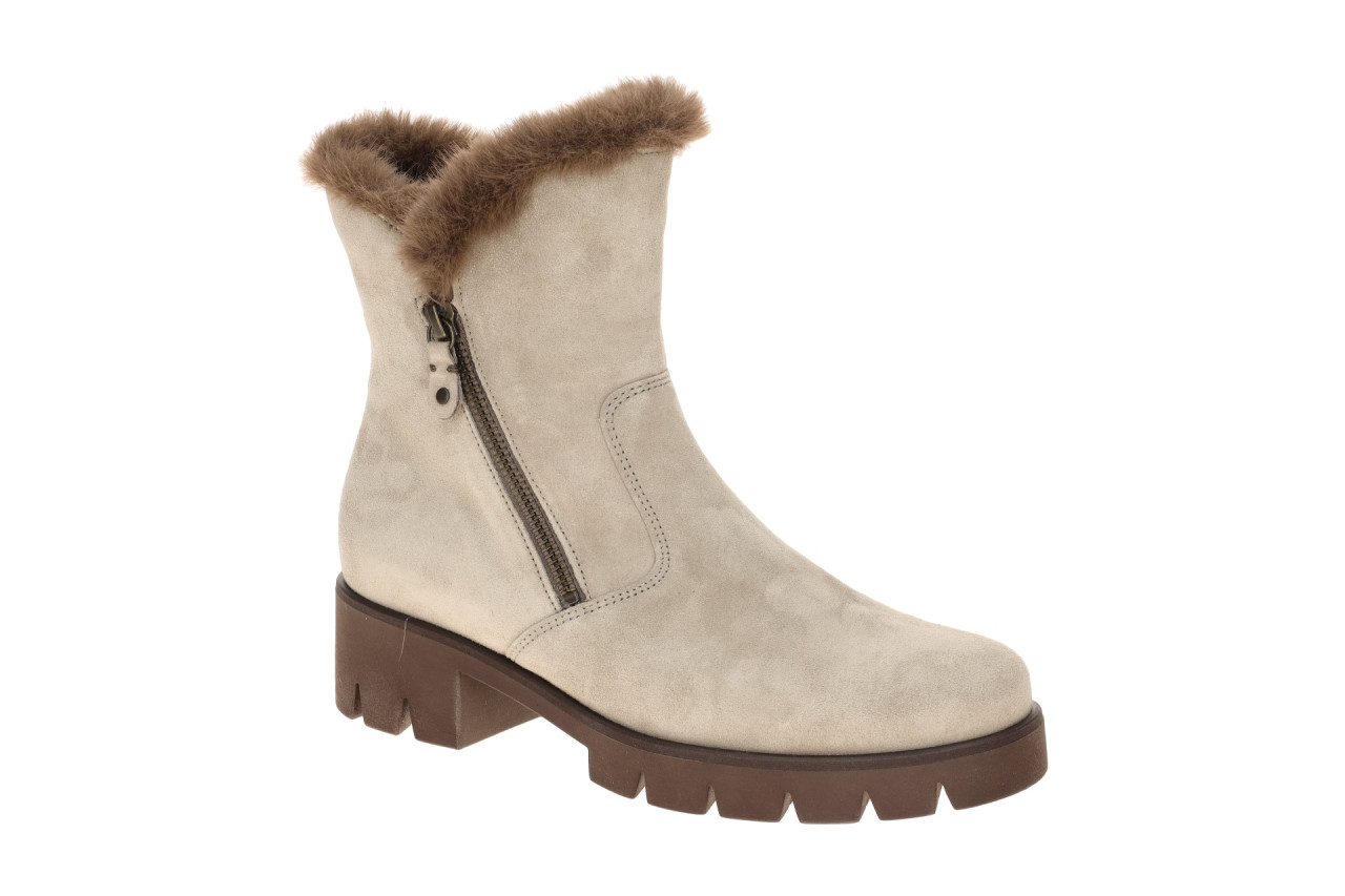 Gabor 8018.04 Damen Stiefeletten kiesel Grau elegante Plateau Stiefel 1 Gabor 8018.04 Damen Stiefeletten kiesel Grau elegante Plateau Stiefel