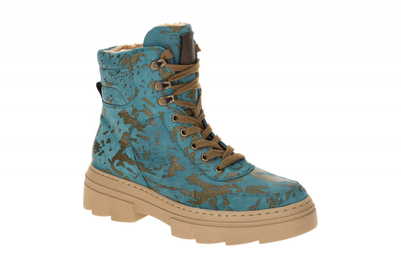 Waldl?ufer 977801 Damen Winterstiefeletten blau lago/khaki H-SAIGA Plateau Boots 1 Waldl?ufer 977801 Damen Winterstiefeletten blau lago/khaki H-SAIGA Plateau Boots