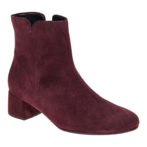 Gabor Stiefeletten 8036.01.005 Mulberry Dunkelrot Echtleder Blockabsatz