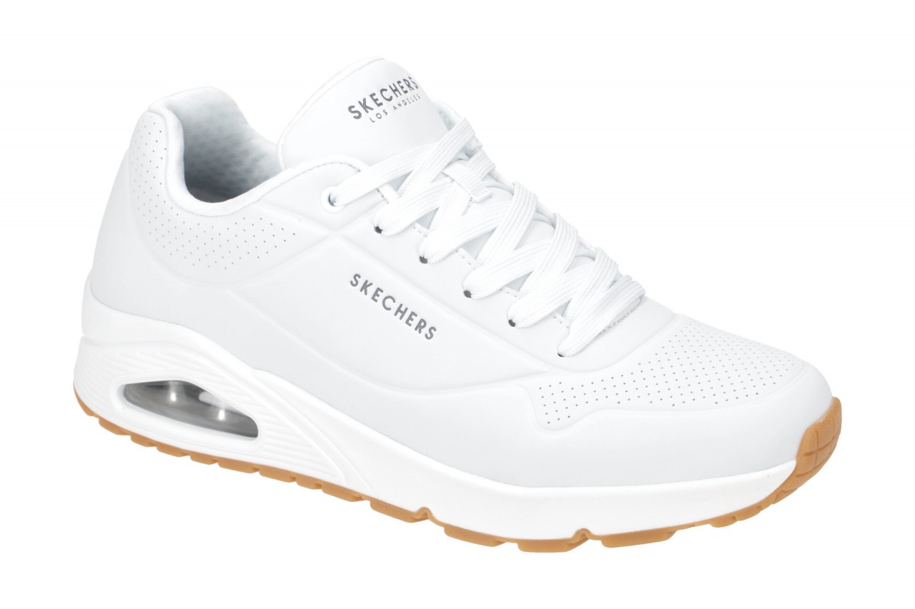 Skechers 52458 WHT Uno Stand On Air Herren Sneakers Wei? Memory Foam Light Sohle 1 Skechers 52458 WHT Uno Stand On Air Herren Sneakers Wei? Memory Foam Light Sohle