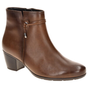 Gabor Damen Stiefeletten 8029.01 in Braun-Saddle mit Hovercraft Sohle