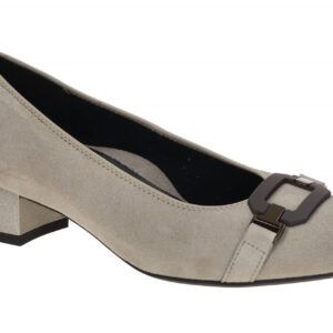 ara 12-20430 05 GRAZ Damen Pumps Grau Cashmere Samtchevro High Soft TR-Sohle