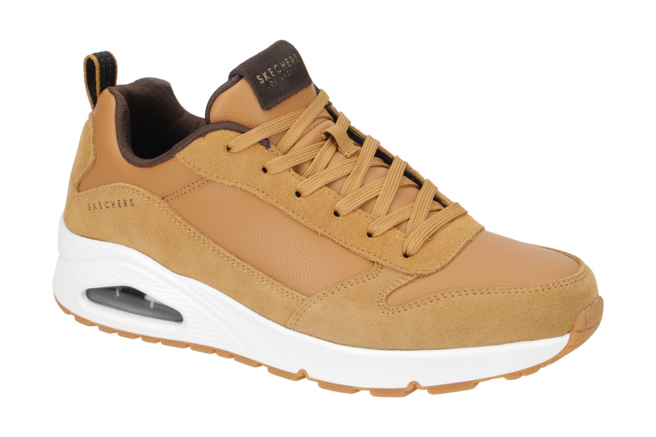 Skechers 52468 WSK UNO STACRE Herren Sneaker Braun - Whiskey, Memory Foam Sohle 1 Skechers 52468 WSK UNO STACRE Herren Sneaker Braun - Whiskey, Memory Foam Sohle