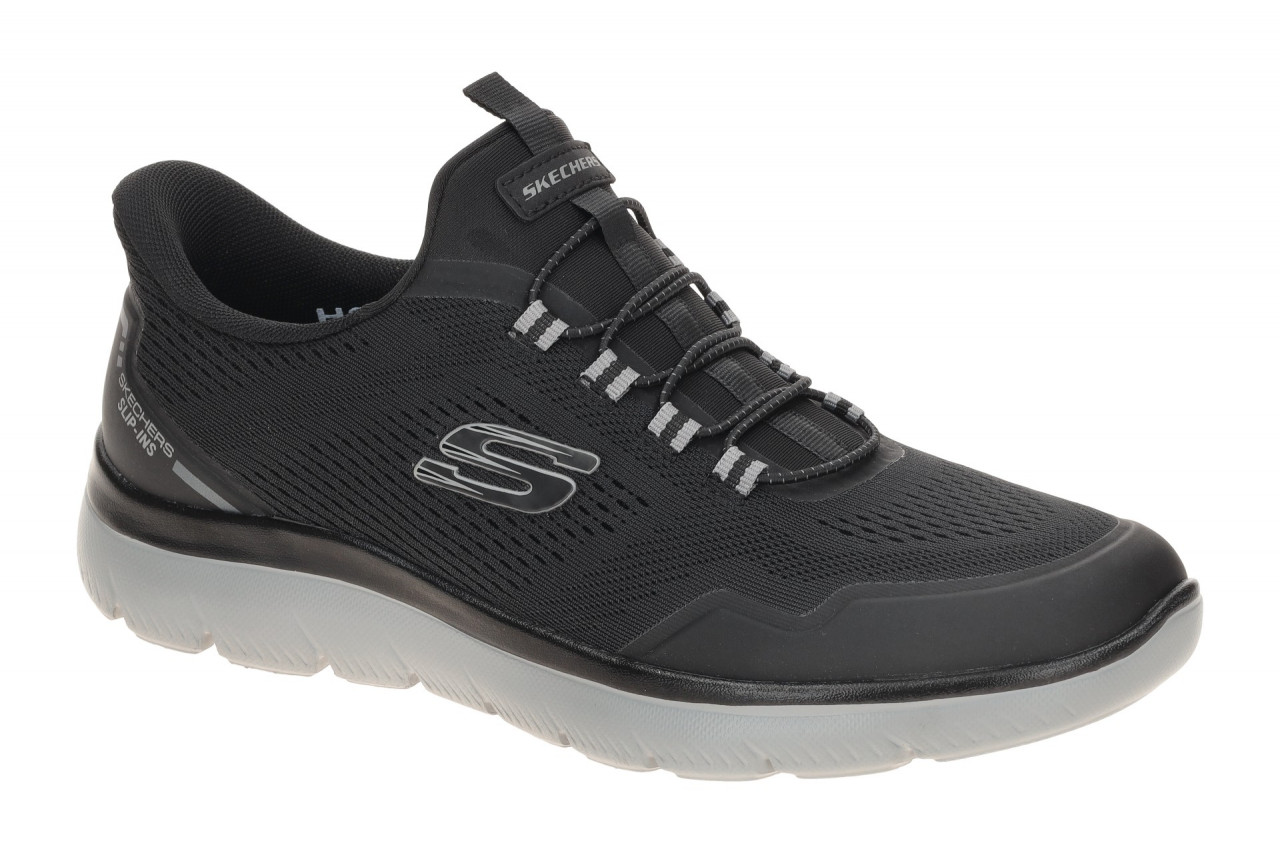 Skechers 233045 BKCC SUMMITS - TOP RATE Slipper Schwarz Vegan Air Cooled Memo... 1 Skechers 233045 BKCC SUMMITS - TOP RATE Slipper Schwarz Vegan Air Cooled Memo...