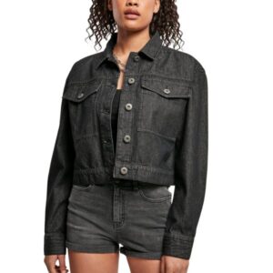 Urban Classics Ladies - Short Oversized Denim Jacke