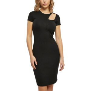 Urban Classics Ladies - Cut Out Kleid schwarz