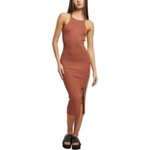 Urban Classics Ladies - Midi Rippenstrick Kleid