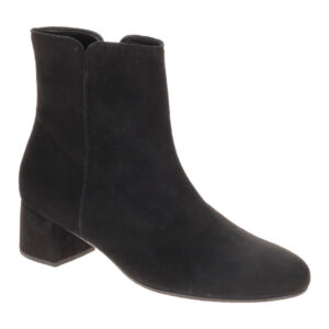 Gabor Damen Stiefeletten 8036.01.002 Schwarz Samtchevreau Echtleder Blockabsatz