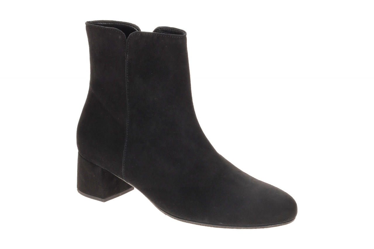 Gabor Damen Stiefeletten 8036.01.002 Schwarz Samtchevreau Echtleder Blockabsatz 1 Gabor Damen Stiefeletten 8036.01.002 Schwarz Samtchevreau Echtleder Blockabsatz