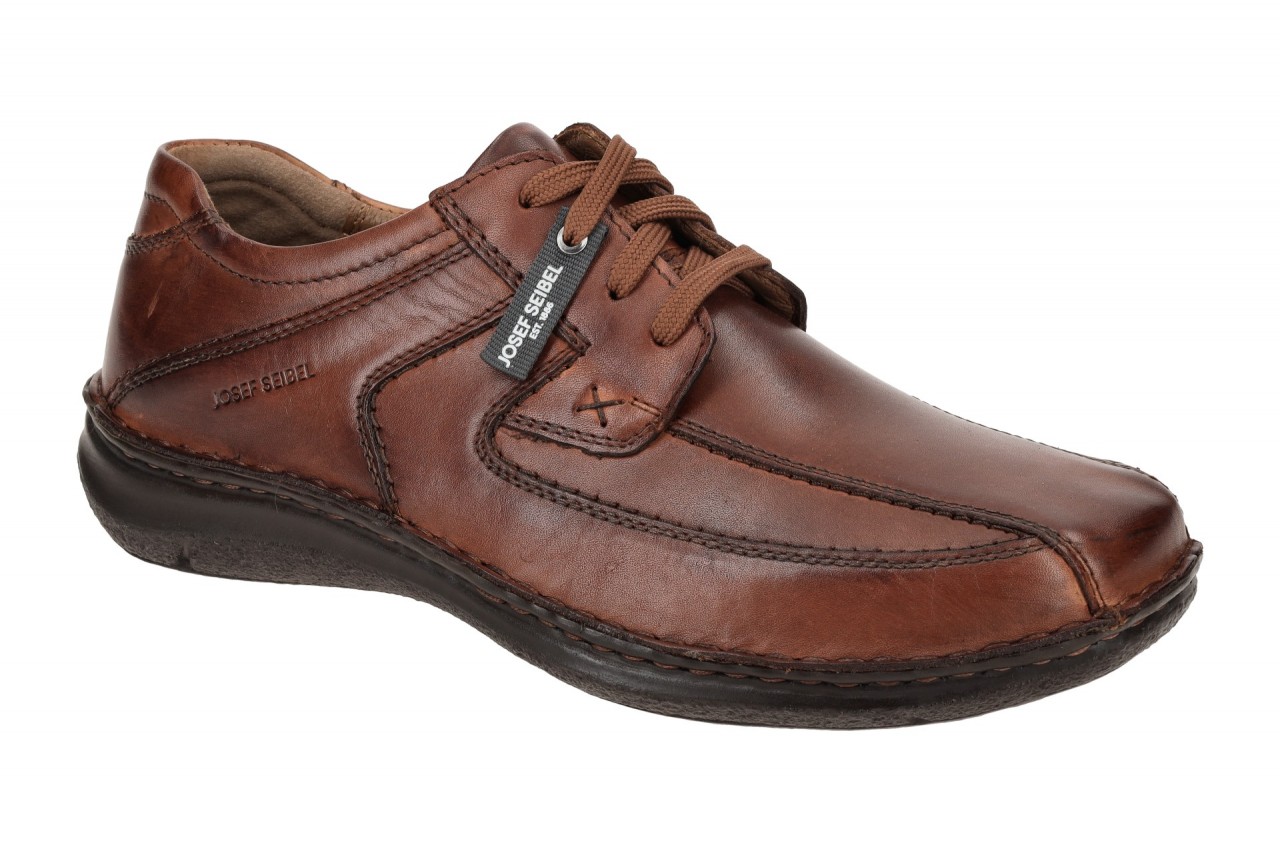 Josef Seibel Herrenschuhe 43360 ANVERS 08 cognac braun Echtleder bequeme Schn... 1 Josef Seibel Herrenschuhe 43360 ANVERS 08 cognac braun Echtleder bequeme Schn...