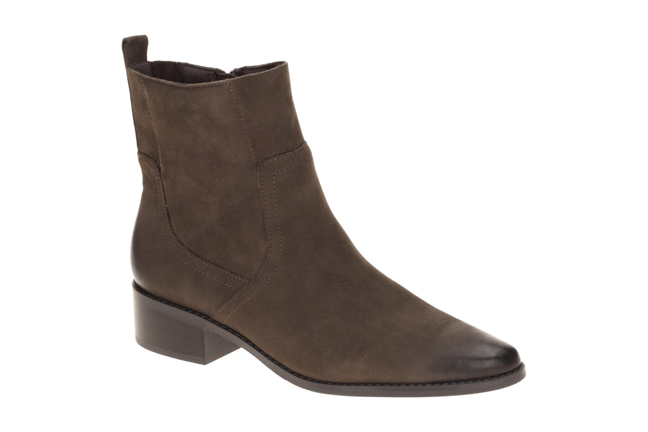 CAPRICE Damen Stiefeletten 25310 Dunkelbraun Nubuck Rei?verschluss Blockabsatz 1 CAPRICE Damen Stiefeletten 25310 Dunkelbraun Nubuck Rei?verschluss Blockabsatz