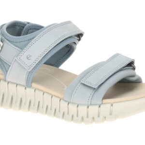 Ecco 21310302434 Gruuv Sol Damen Sandale dusty blue flexibel Zwei-Wege-Flex S...