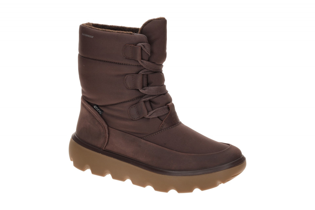Ecco 24332361333 Glacia Boots WP - Damen Stiefeletten Braun Garnet WASSERDICHT 1 Ecco 24332361333 Glacia Boots WP - Damen Stiefeletten Braun Garnet WASSERDICHT