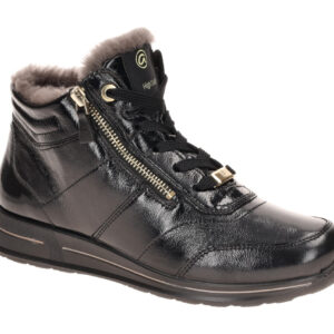ara 12-24808 58 OSAKA 2.0 Damen Winterstiefeletten Schwarz Lammfell Warmfutte...