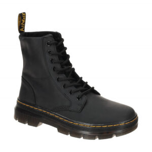 Dr. Martens 26007001 COMBS LEATHER UNISEX Stiefel Schwarz Wyoming Fettleder