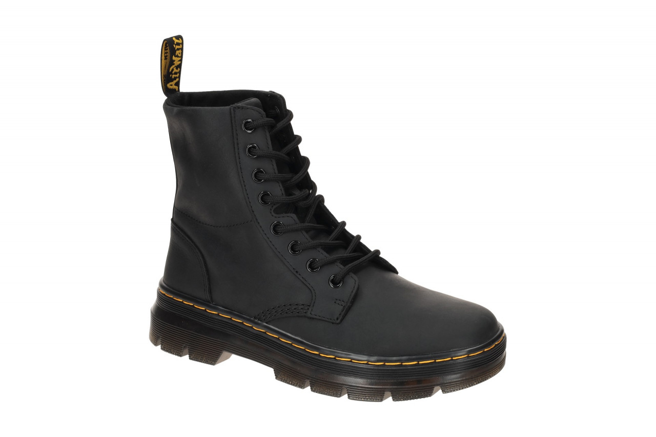 Dr. Martens 26007001 COMBS LEATHER UNISEX Stiefel Schwarz Wyoming Fettleder 1 Dr. Martens 26007001 COMBS LEATHER UNISEX Stiefel Schwarz Wyoming Fettleder
