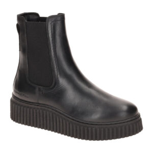 Marc O'Polo Plateau Chelsea Booties MO?P 15262 Schwarz - black Echtleder Keil...