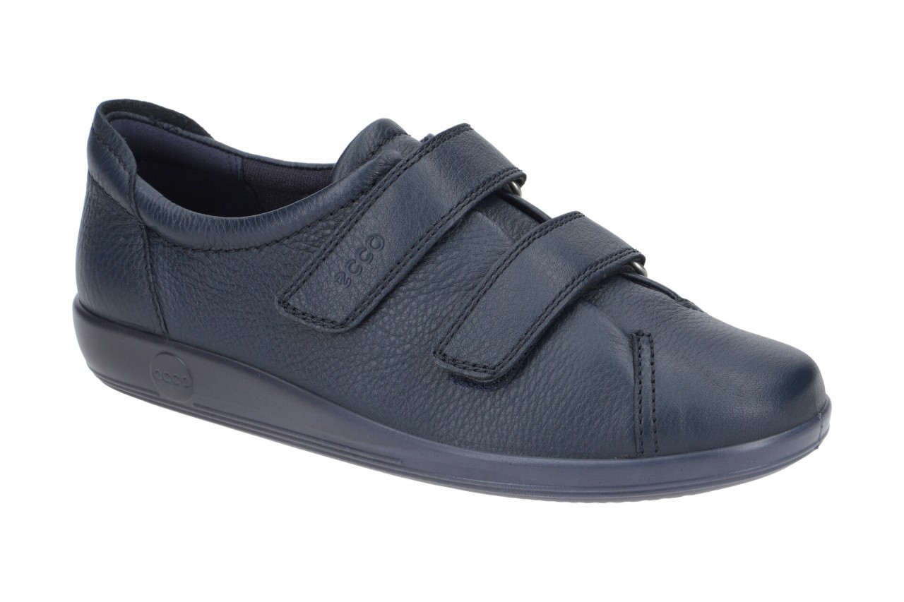 Ecco 20651301038 Soft 2.0 Velcro Damen Slipper Marine Extra Leicht & Flexibel 1 Ecco 20651301038 Soft 2.0 Velcro Damen Slipper Marine Extra Leicht & Flexibel