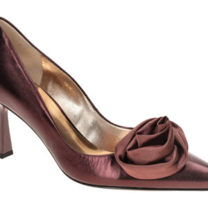 H?gl 7021 Rose Pumps - dunkelrot barolo High Heels mit Pfennigabsatz