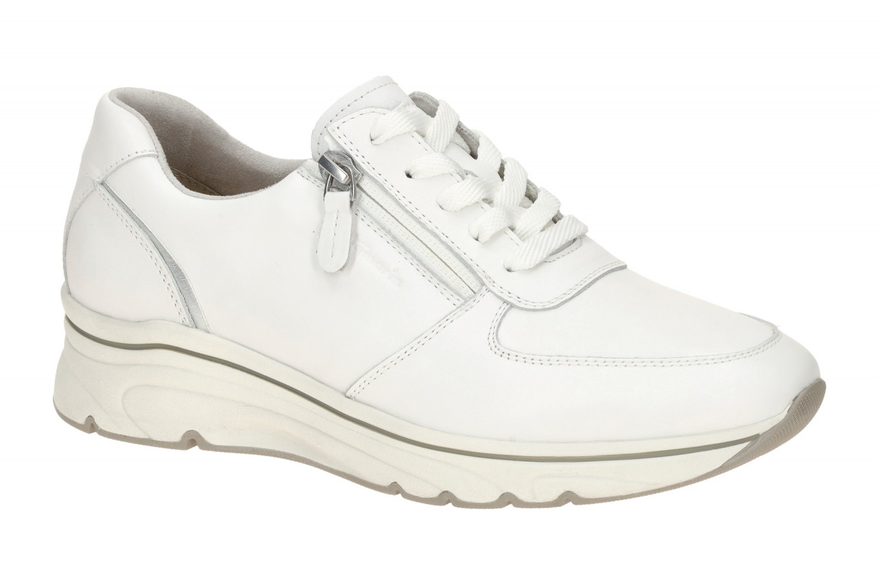 Tamaris 1-23711-42 1A1 Sneaker wei?/silber, Keilabsatz 2cm, bequem & stylish 1 Tamaris 1-23711-42 1A1 Sneaker wei?/silber, Keilabsatz 2cm, bequem & stylish
