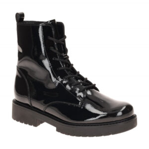 Gabor 8025.04.002 Damen Stiefeletten in Schwarz - Knautschlack-Leder, weich g...
