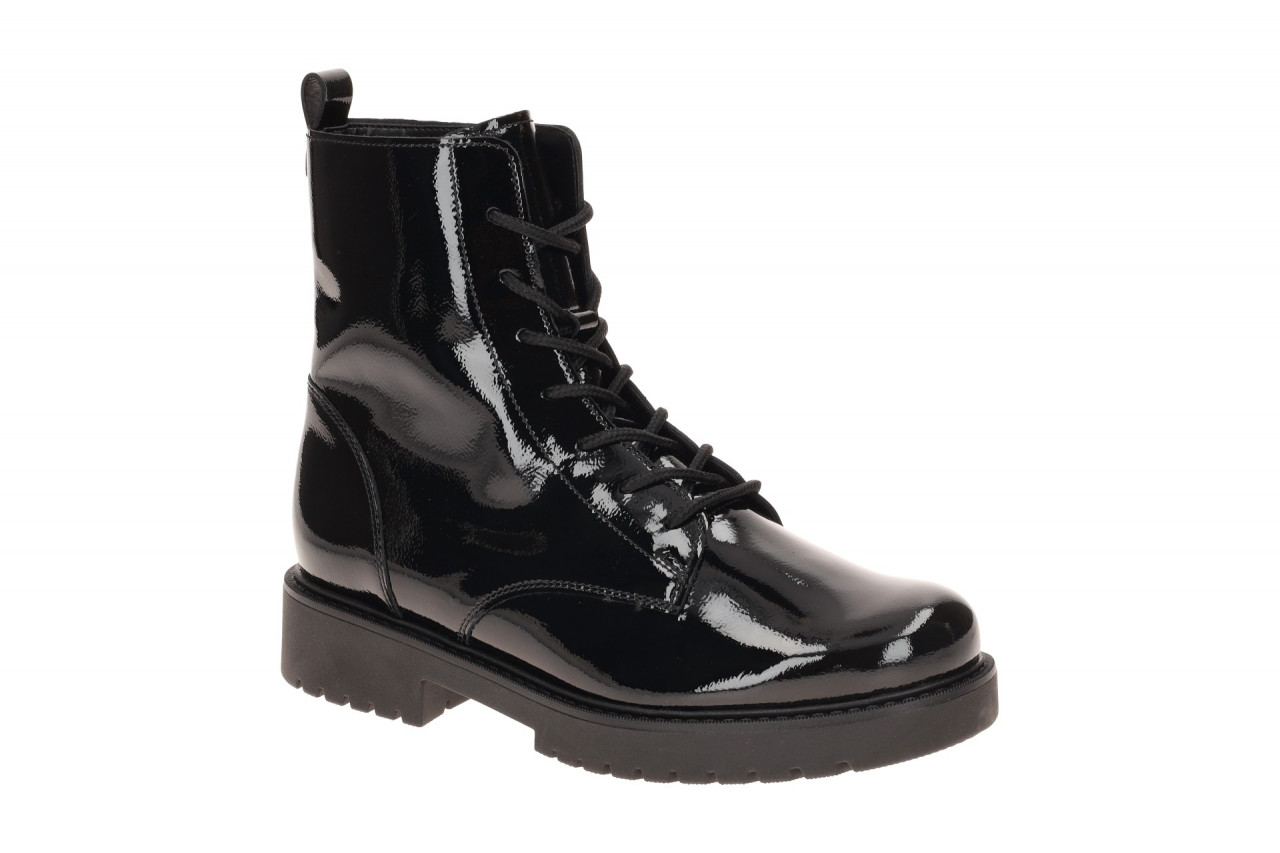 Gabor 8025.04.002 Damen Stiefeletten in Schwarz - Knautschlack-Leder, weich g... 1 Gabor 8025.04.002 Damen Stiefeletten in Schwarz - Knautschlack-Leder, weich g...