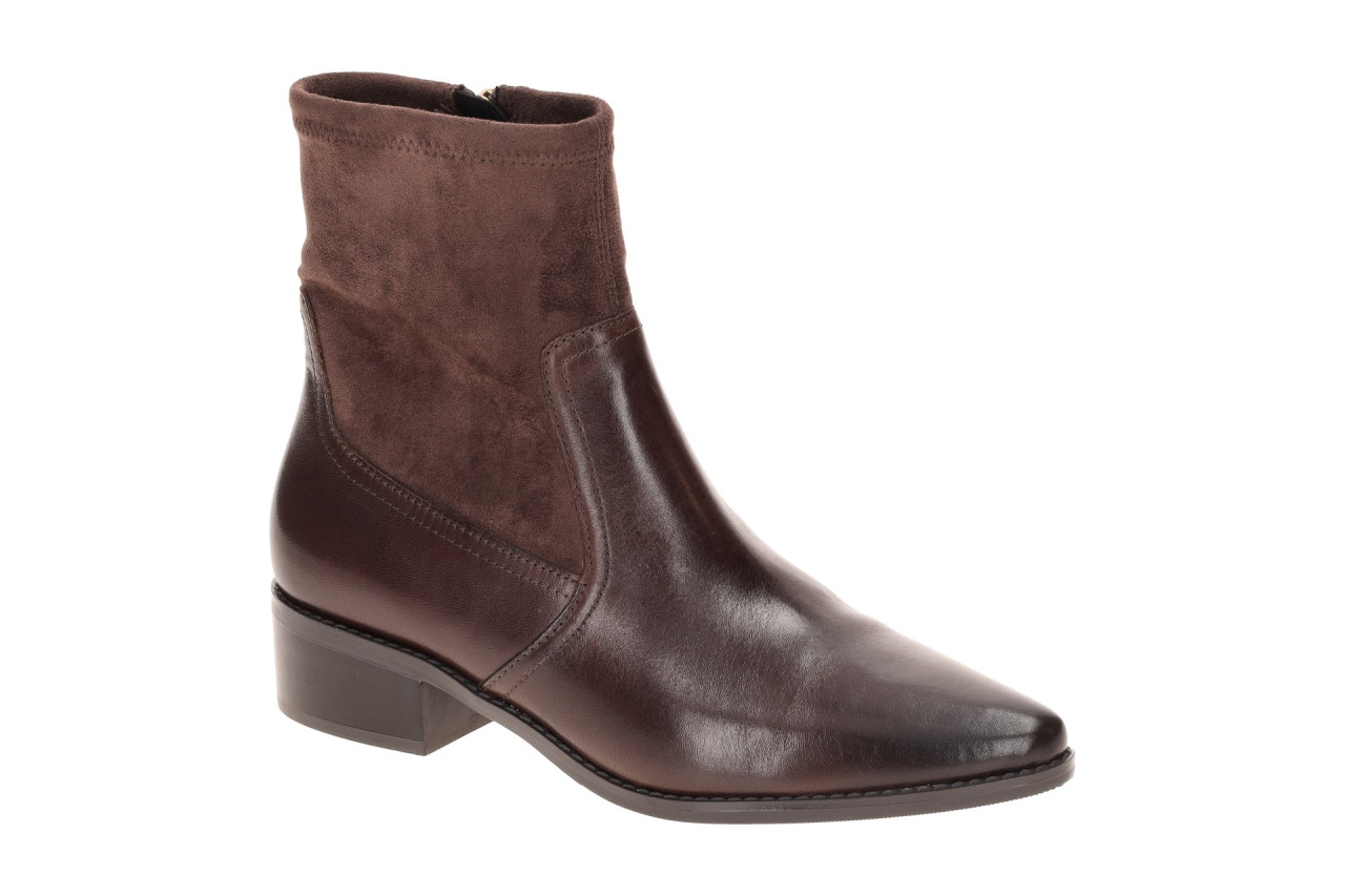 CAPRICE 25312 Damen Stiefeletten dk brown Blockabsatz G-Weite 1 CAPRICE 25312 Damen Stiefeletten dk brown Blockabsatz G-Weite