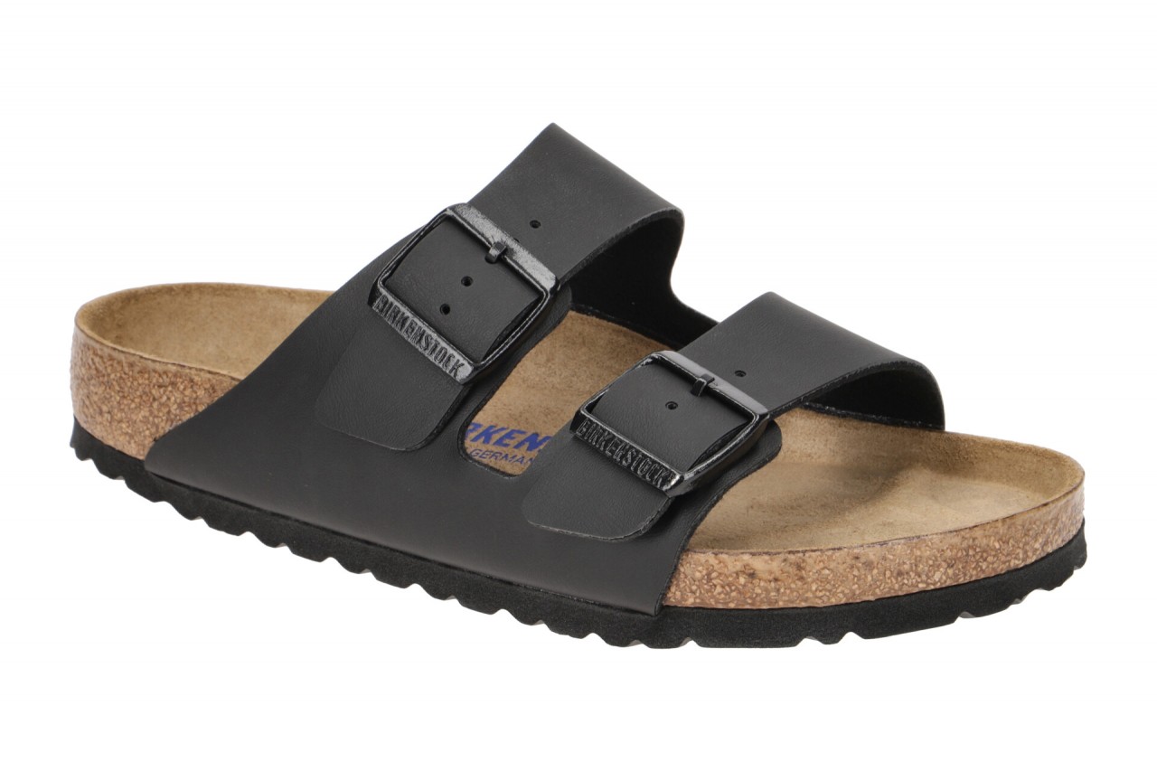 Birkenstock 551251 ARIZONA BS Pantoletten Schwarz Soft Footbed Echtleder 1 Birkenstock 551251 ARIZONA BS Pantoletten Schwarz Soft Footbed Echtleder