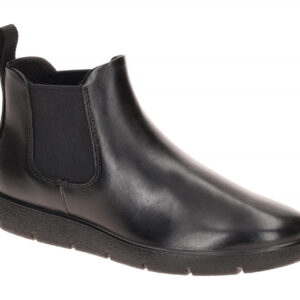 Ecco 23931301001 BELLA 2 Chelsea Boot Damen Schwarz PU Sohle Keilabsatz