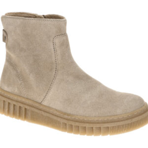 Gabor Damen Stiefeletten 8008.02.003 Kiesel Grau Bequeme Zip Boots