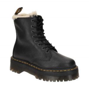 Dr. Martens 25637001 JADON FL Damenstiefel Schwarz Echtleder Warmfutter Plateau