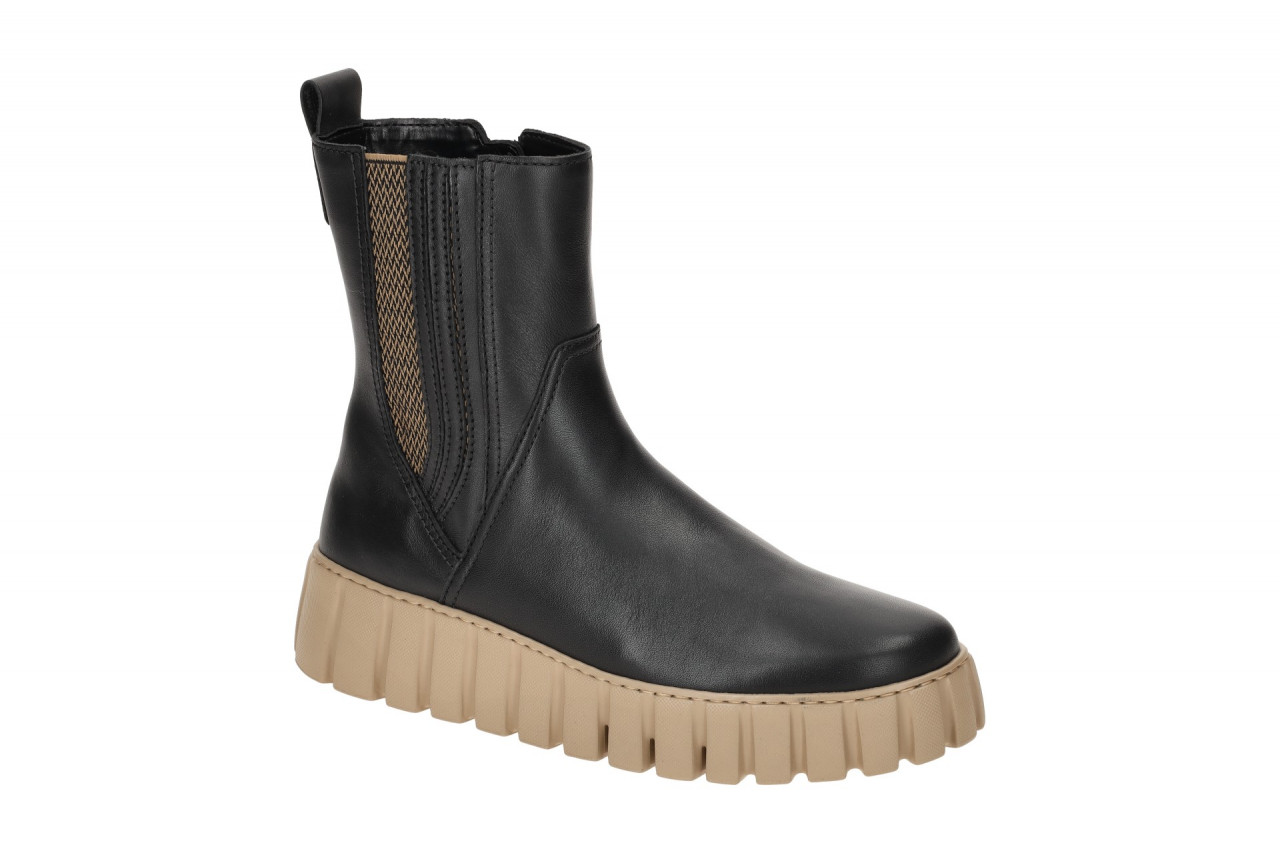 Gabor 76.781 Damen Stiefeletten schwarz/beige Wedge Keilabsatz - bequem & fle... 1 Gabor 76.781 Damen Stiefeletten schwarz/beige Wedge Keilabsatz - bequem & fle...