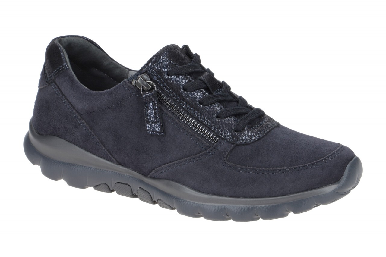 Gabor 76.968.26 ROLLINGSOFT Damen-Sneaker Blau Pazifik - Extra leicht und fle... 1 Gabor 76.968.26 ROLLINGSOFT Damen-Sneaker Blau Pazifik - Extra leicht und fle...