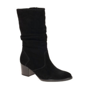 Gabor Damenstiefel 8041.02.003 Schwarz - elegante Mid Rise Stiefel, Blockabsatz