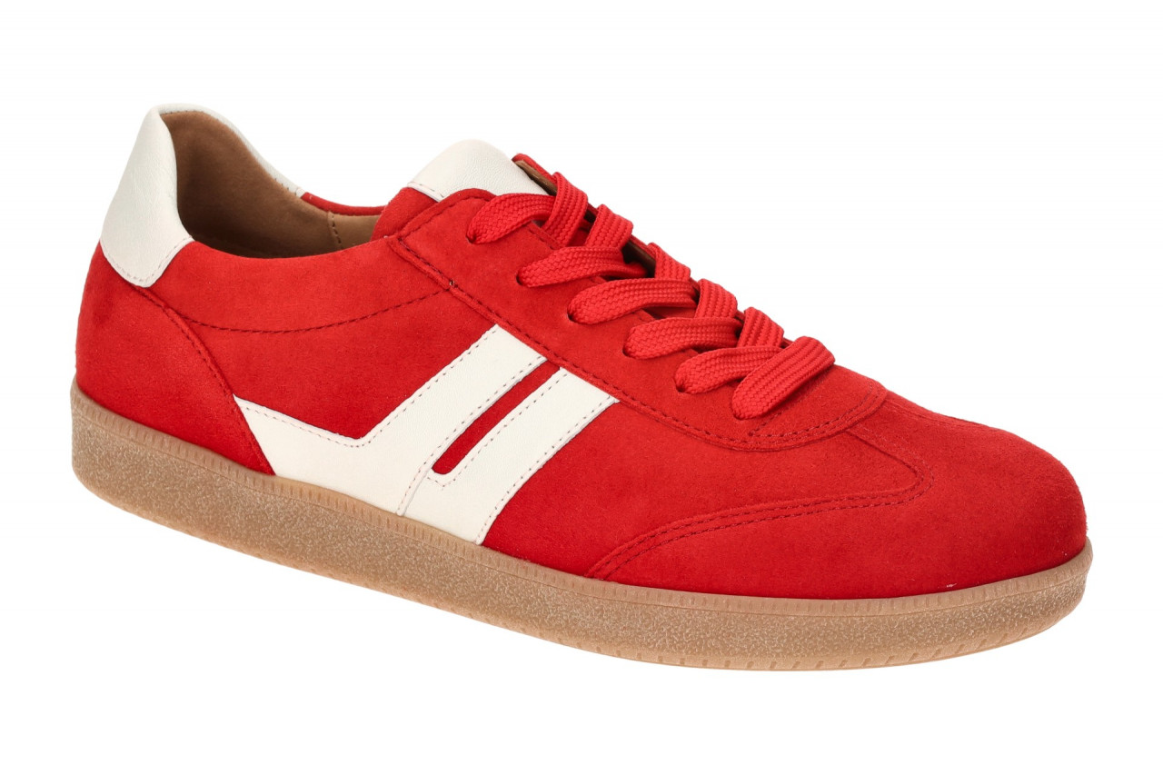 Gabor 63.300.15 Damen Sneaker fire/latte Echtleder Wechselfu?bett 1 Gabor 63.300.15 Damen Sneaker fire/latte Echtleder Wechselfu?bett