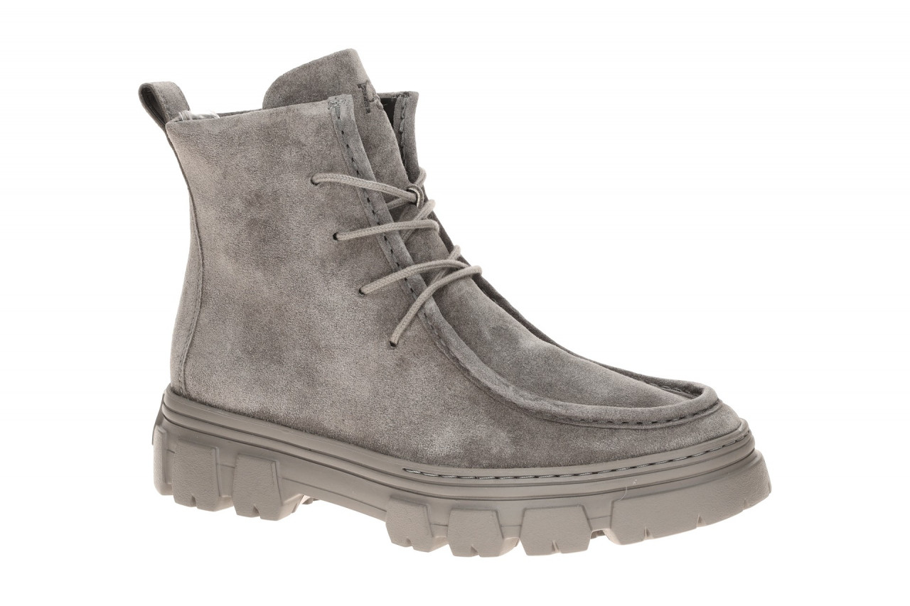 Paul Green Damen Stiefeletten 5499-044 PG 5499 Grau Titan Mokassin Boots Echt... 1 Paul Green Damen Stiefeletten 5499-044 PG 5499 Grau Titan Mokassin Boots Echt...