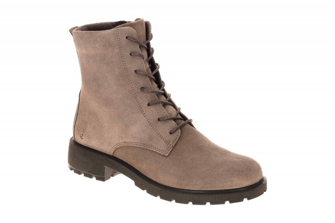 Ecco 231303 Marron Damen Stiefelette Velourleder, Schn?r Boots 1 Ecco 231303 Marron Damen Stiefelette Velourleder, Schn?r Boots