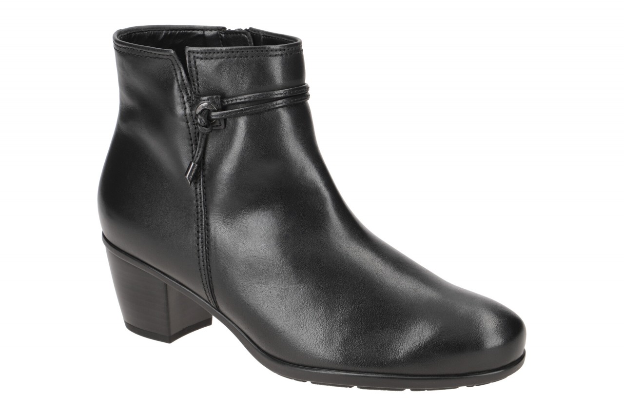 Gabor Damen Stiefeletten 8029.01.002 Schwarz Echtleder Hovercraft Absatz 4,5cm 1 Gabor Damen Stiefeletten 8029.01.002 Schwarz Echtleder Hovercraft Absatz 4,5cm