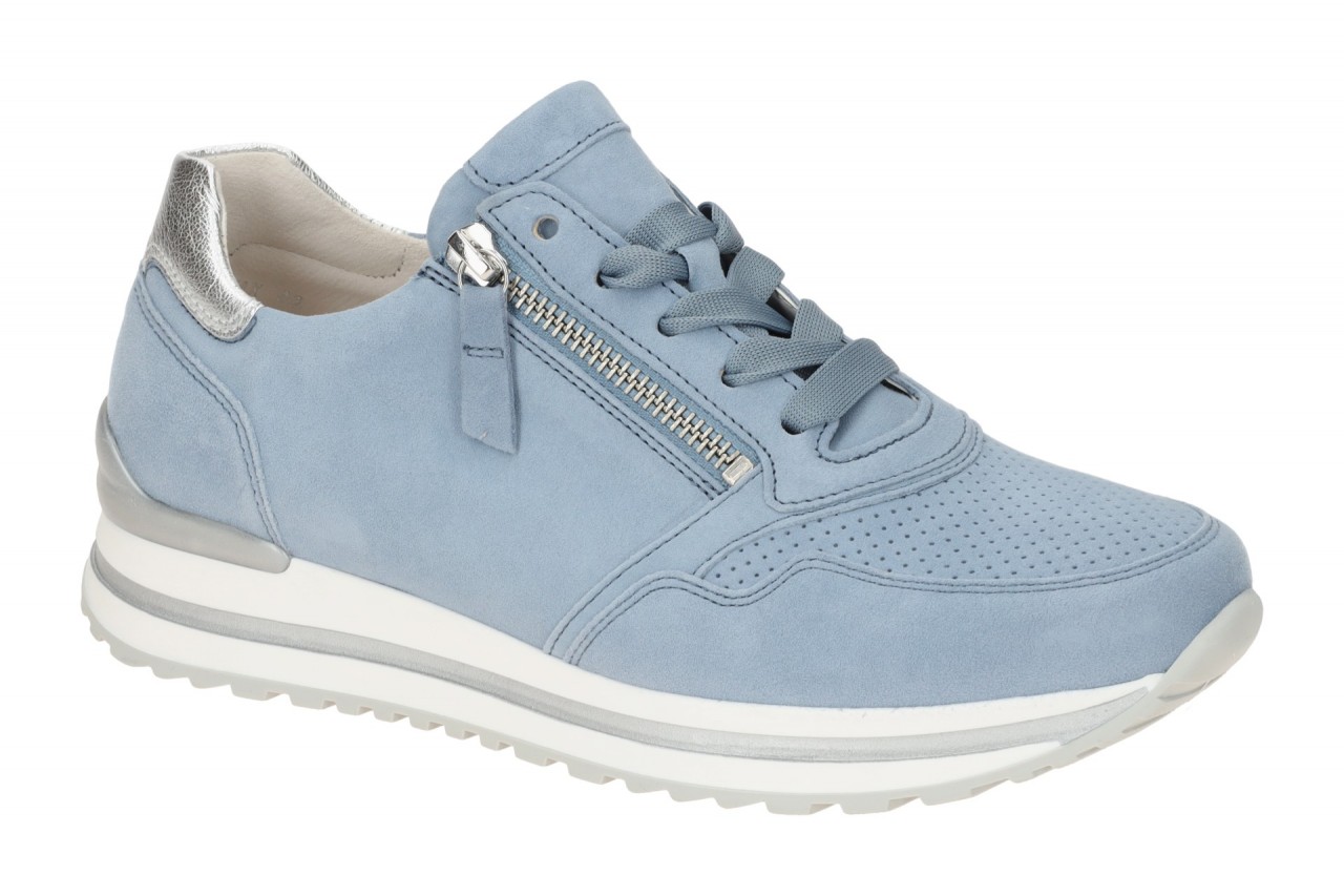 Gabor 66.528.86 TURIN Damenschuhe Sneaker Azur/Silber Extra Weit - Komfort Fu... 1 Gabor 66.528.86 TURIN Damenschuhe Sneaker Azur/Silber Extra Weit - Komfort Fu...
