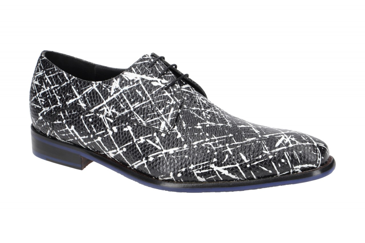 Floris van Bommel 18159/33 Herrenschuhe schwarz-wei? elegante Schn?rschuhe 1 Floris van Bommel 18159/33 Herrenschuhe schwarz-wei? elegante Schn?rschuhe