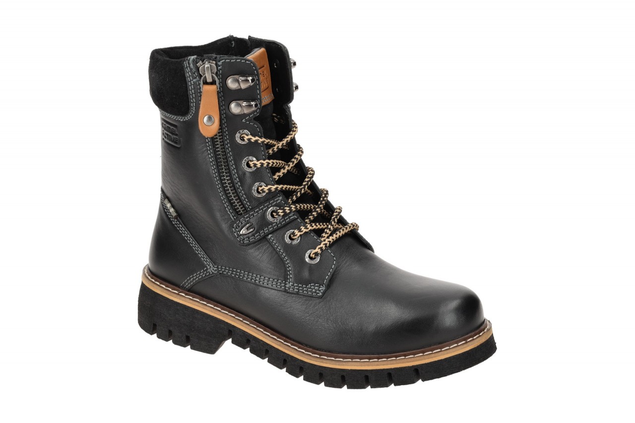camel active CAIA303-100100 ISA Damen Stiefeletten Schwarz Glattleder 1 camel active CAIA303-100100 ISA Damen Stiefeletten Schwarz Glattleder