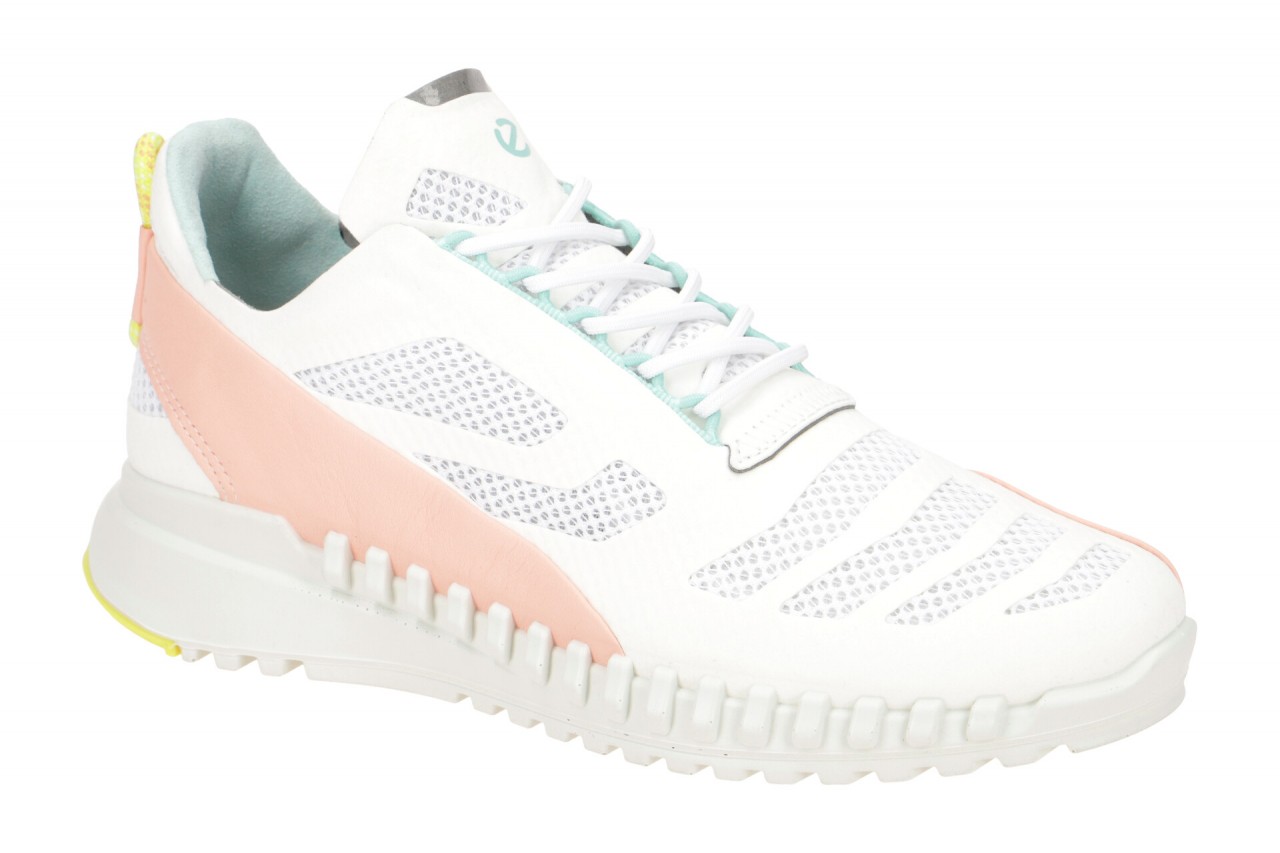 Ecco 834803 ZIPFLEX - WOMEN sportliche Schn?r- Halbschuhe, Sneaker wei?/peach... 1 Ecco 834803 ZIPFLEX - WOMEN sportliche Schn?r- Halbschuhe, Sneaker wei?/peach...