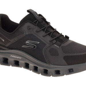 Skechers 233113 BBK Herren Sneaker Schwarz GLIDE STEP VEGAN Textil Mesh