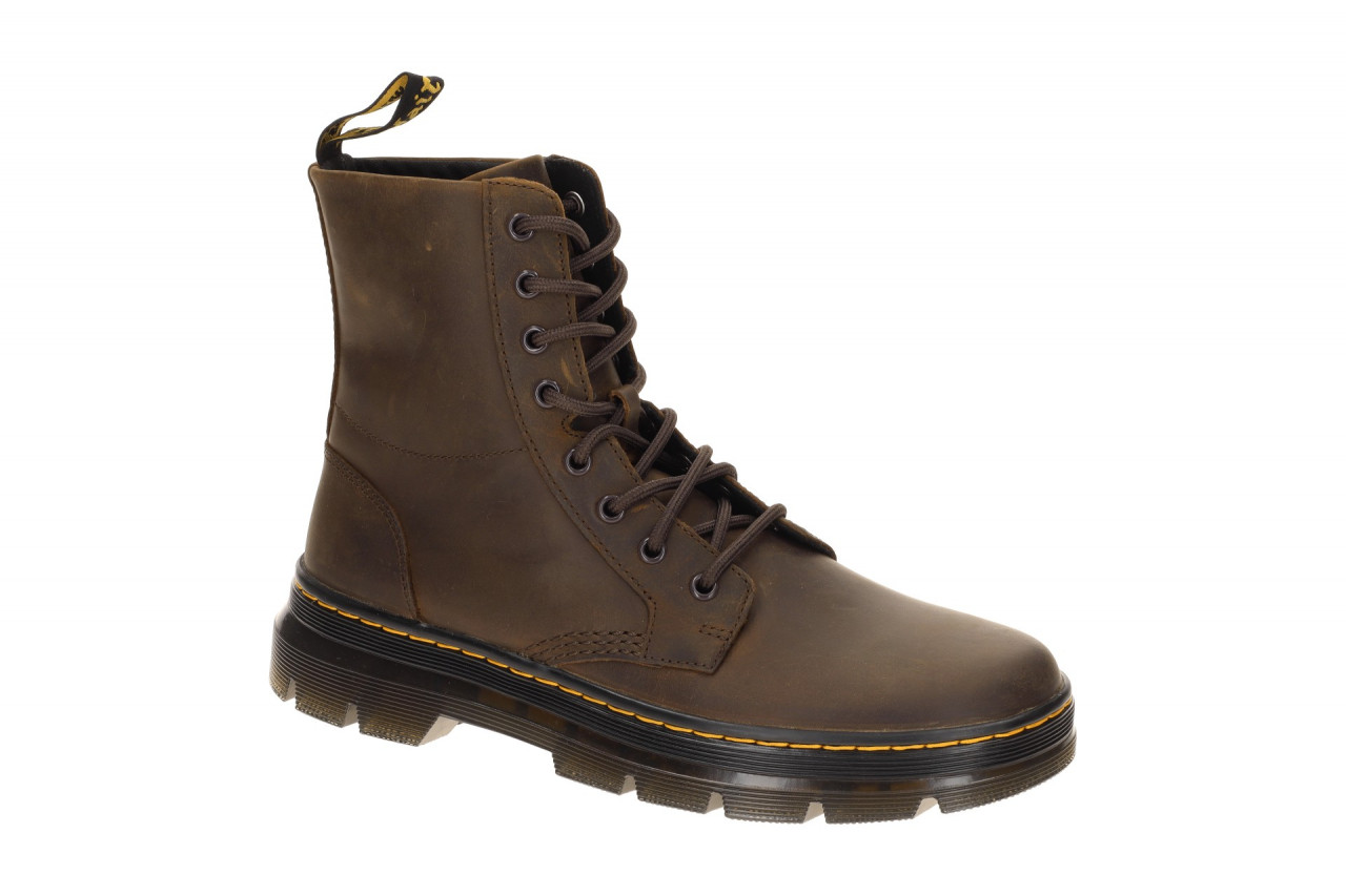 Dr. Martens 26006207 Combs Leather Herrenstiefel Dunkelbraun Gummisohle 1 Dr. Martens 26006207 Combs Leather Herrenstiefel Dunkelbraun Gummisohle