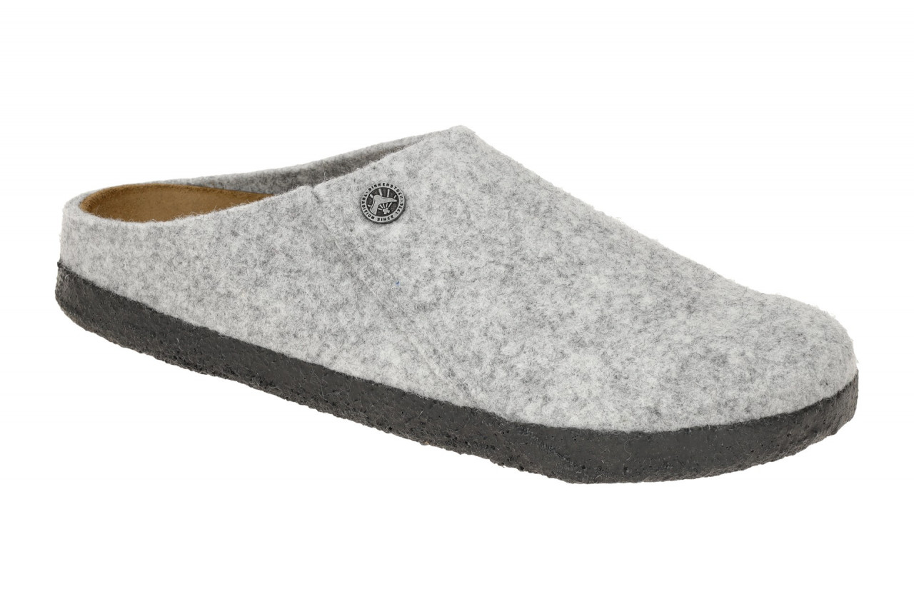 Birkenstock ZERMATT RIVET Clogs 1015080 light grey - Filz Hausschuhe 1 Birkenstock ZERMATT RIVET Clogs 1015080 light grey - Filz Hausschuhe