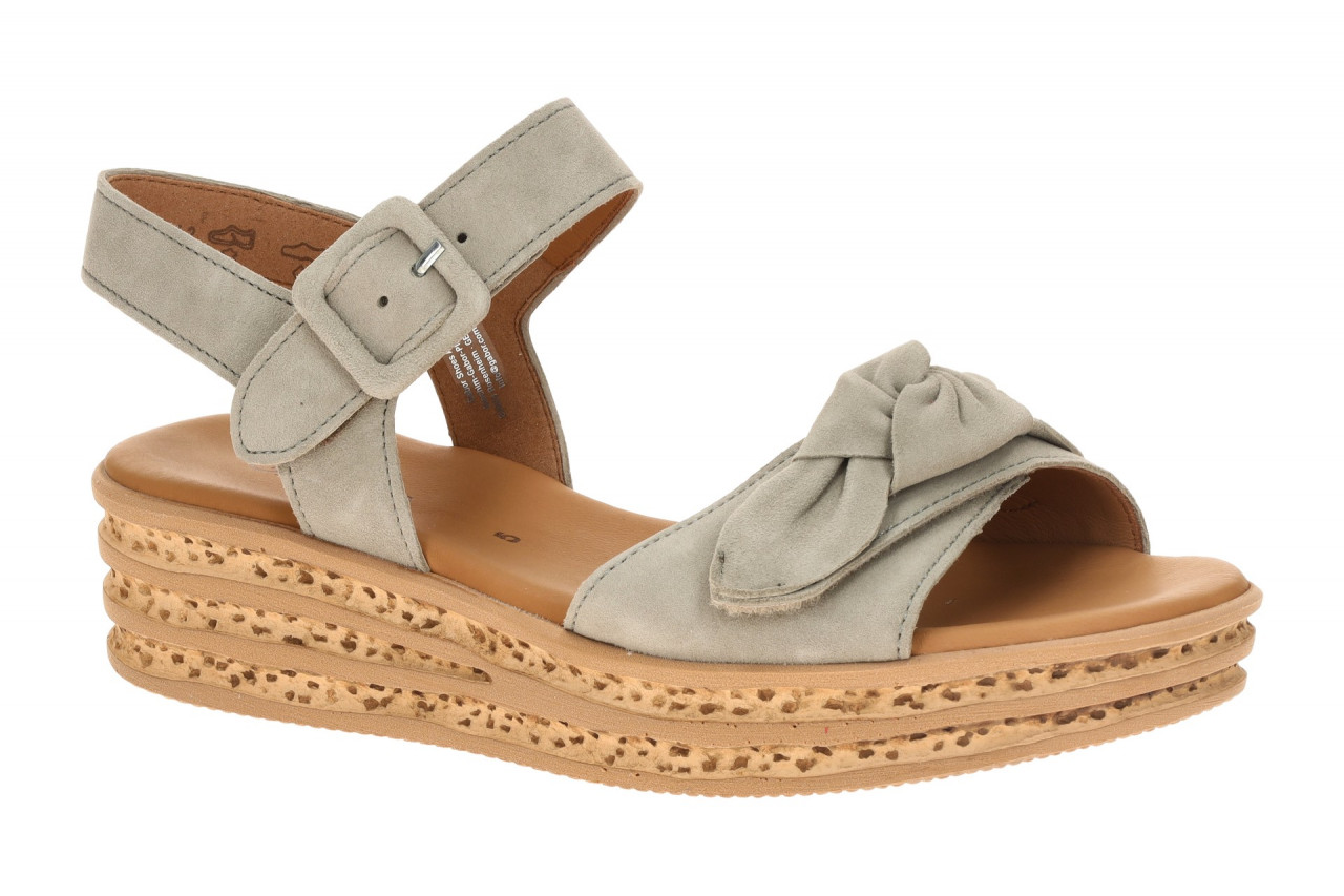 Gabor 84.553.11 Damen Sandalette Schilf Gr?n Riemchen Wedge Plateau Sandale 1 Gabor 84.553.11 Damen Sandalette Schilf Gr?n Riemchen Wedge Plateau Sandale