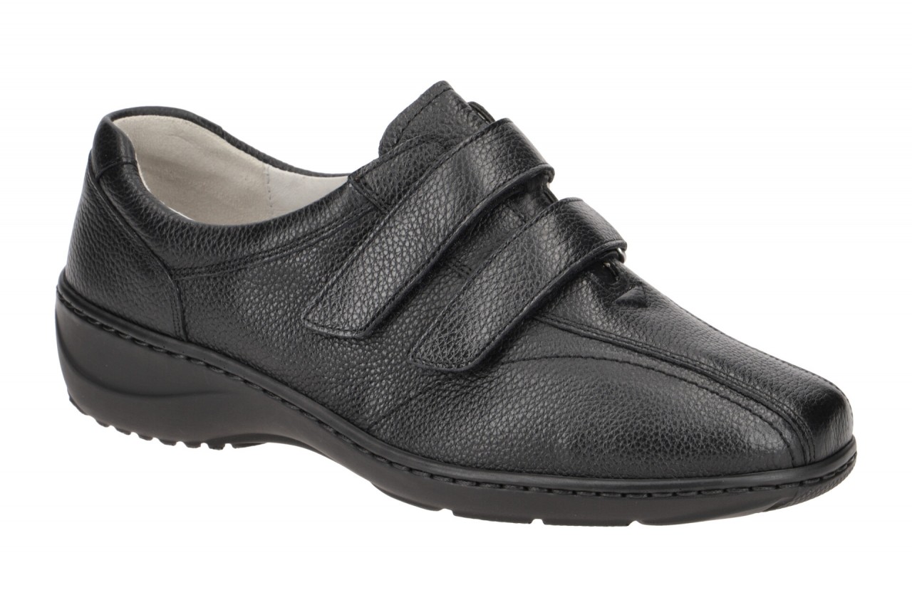 Waldl?ufer 607302 Damen Slipper KYA schwarz Echtleder Klettverschluss bequem 1 Waldl?ufer 607302 Damen Slipper KYA schwarz Echtleder Klettverschluss bequem